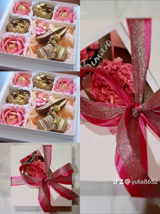 Шоколадні квіти з бельгійського шоколаду преміум якості.