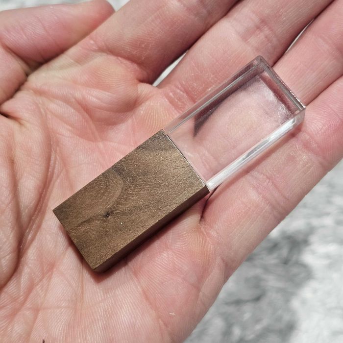 Pendrive 4GB Crystal Wooden USB flash drive 3.0