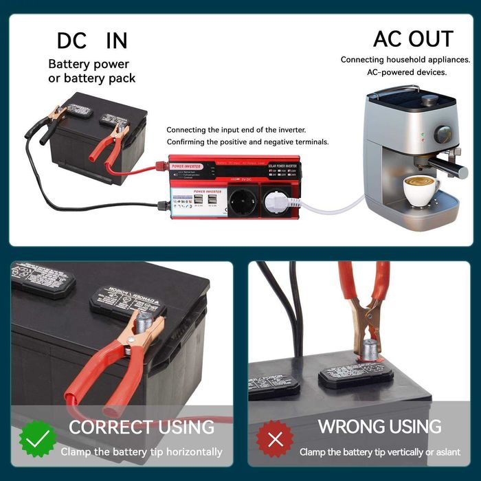 Inversor 12v 220v 4000w