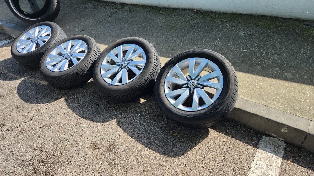 Jantes 16 Volkswagen, furacão 5x115 praticamente novas com pneus