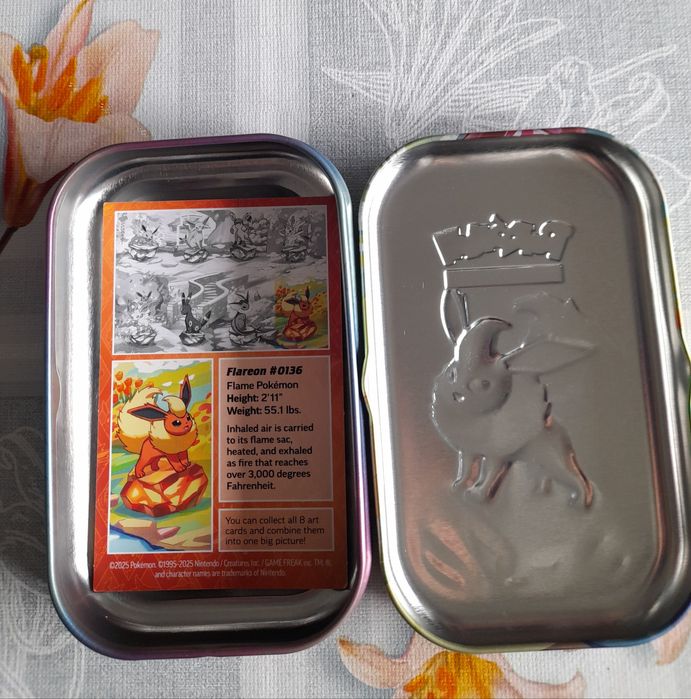 Caixa Metálica Pokémon Flareon
