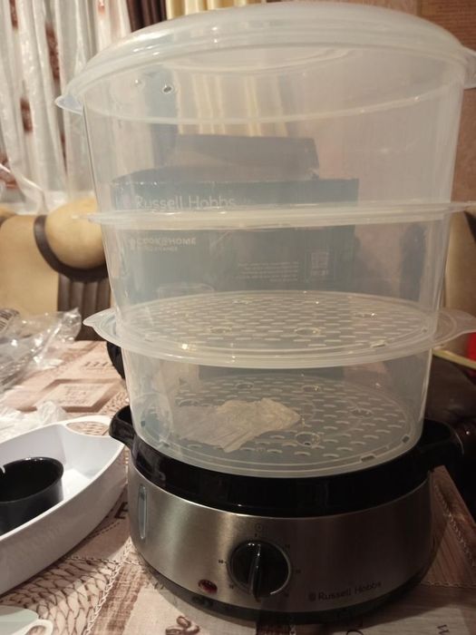 Пароварка Russell Hobbs Cook

Ця пароварка має поту