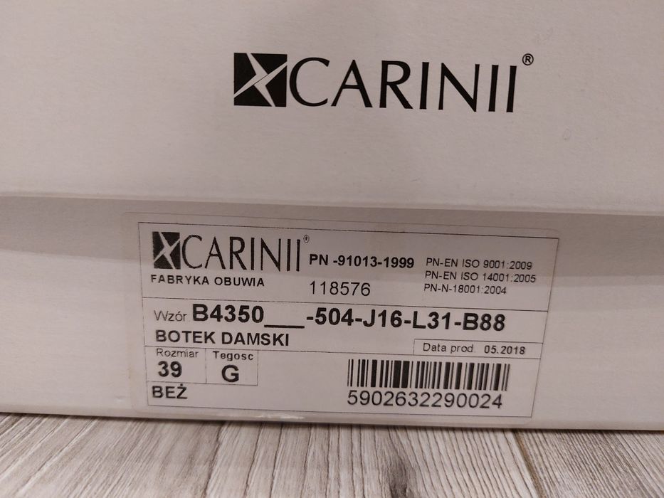 Koturny Carinii rozm 39