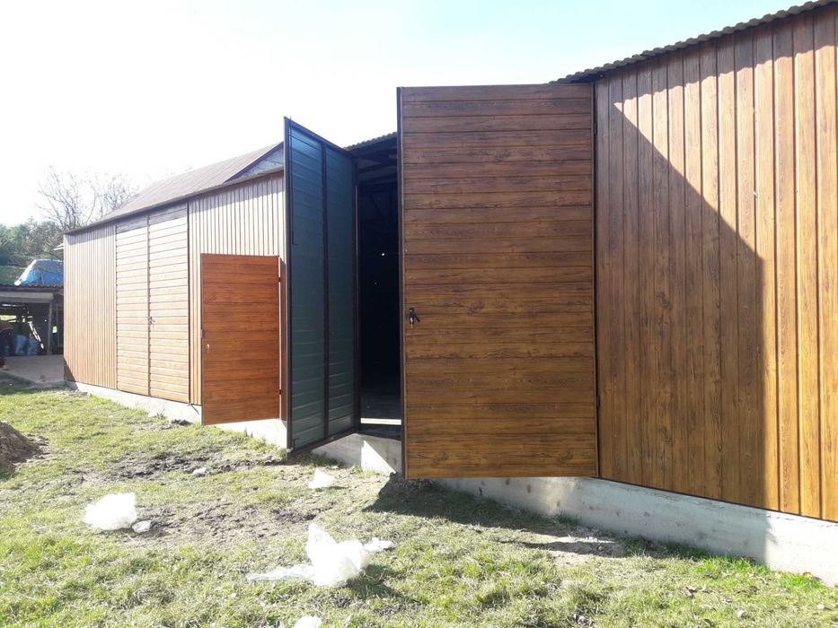 GARAŻ BLASZANY Złoty Dąb -Garaże Blaszane -Magazyn Rolniczy -GRZYWSTAL