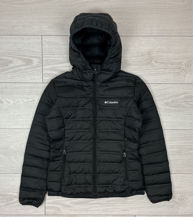Жіночий мікропуховик чорний Columbia