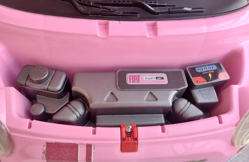 Carrinho Elétrico Infantil Fiat 500 Star Rosa (Edição Limitada)