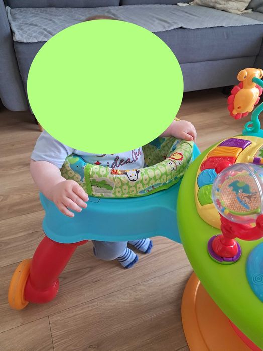 Chodzik edukacyjny Bright Stars Stolik z krzesełkiem 3w1