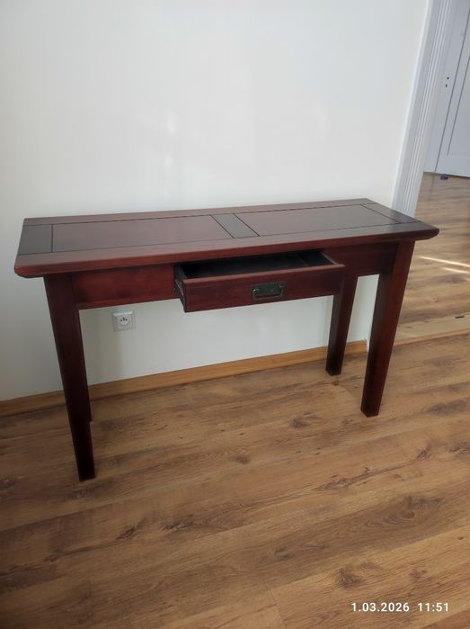 Konsola w stylu kolonialnym lite drewno