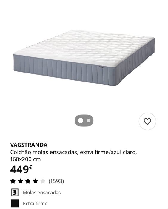 Colchão Ikea Vägstranda