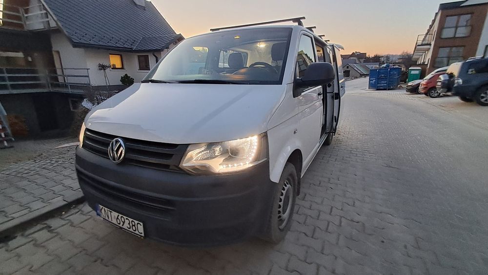 Volkswagen Transporter Dla Instalatora, drzwi z każdej strony, 4 Motion, niski przebieg
