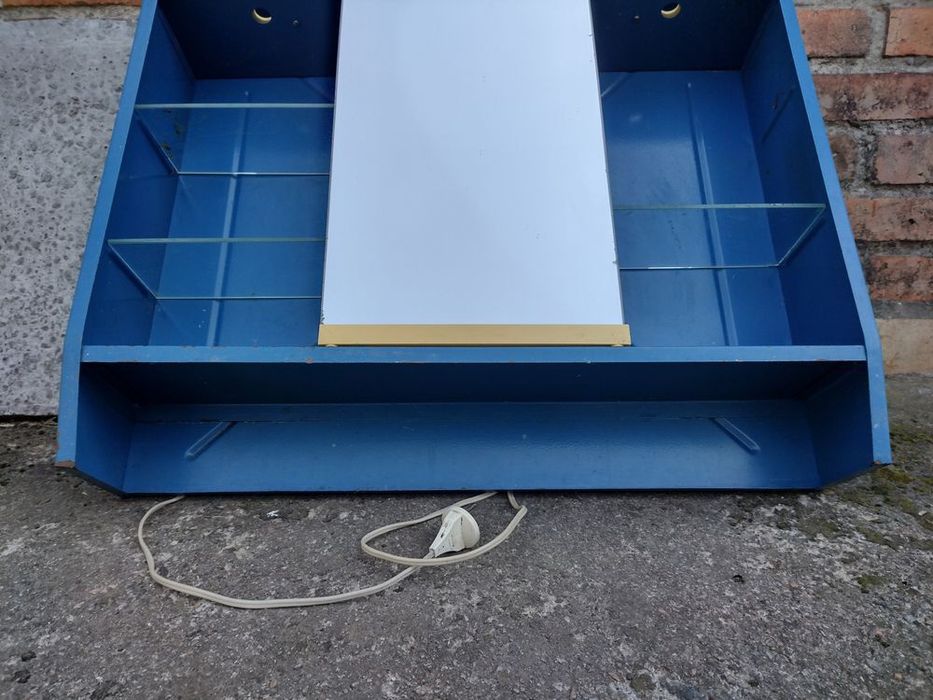 СССР металева підвісна полиця у ванну кімнату дзеркало полка шафа