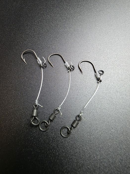 6 x przypony karpiowe Chod Rig #6 kółeczko pod baitfloss