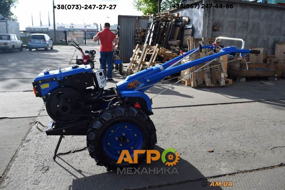 Мотоблок дизельний Зубр JR-Q78 ПЛЮС, 8 К.С., КПП 6+2