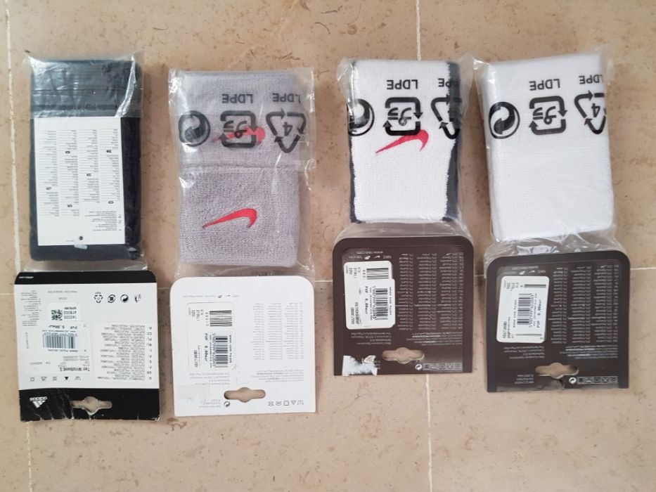 Punhos Nike e Adidas novos