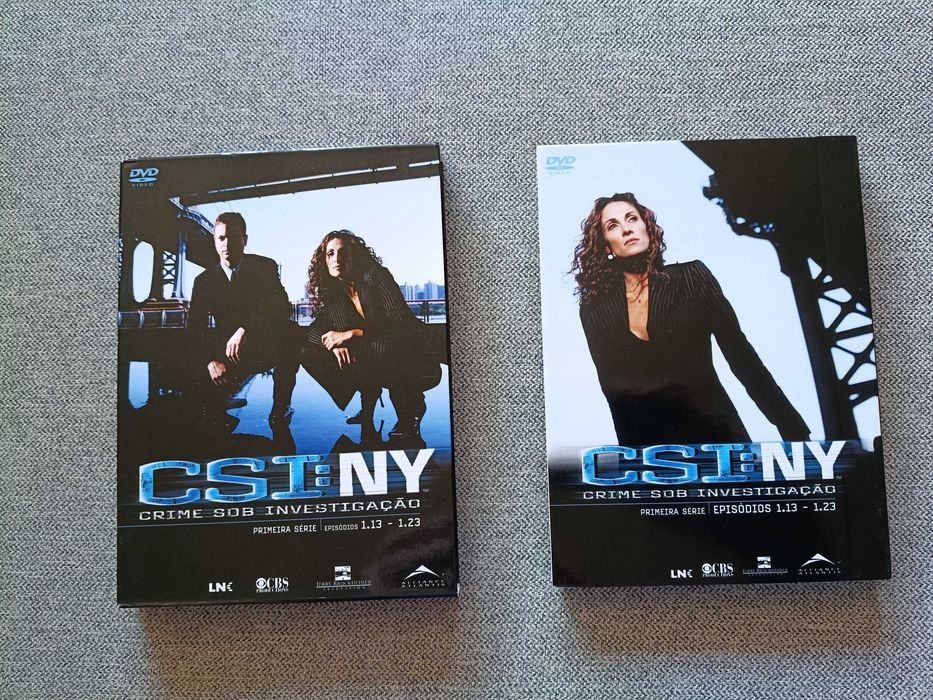 DVD série televisiva "SCI:NY - crime sob investigação New York" temporada 1