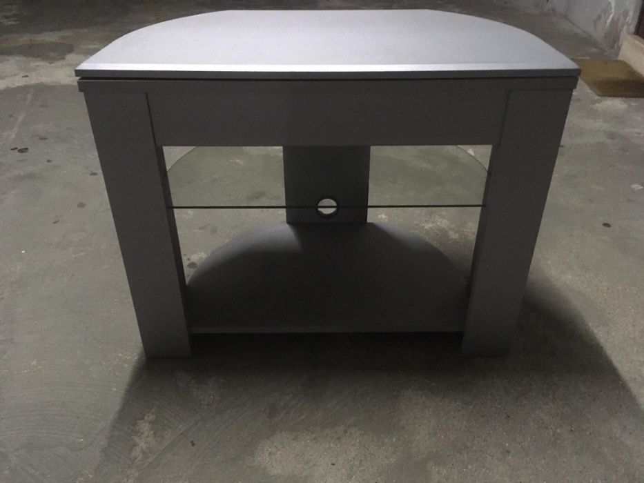 Móvel TV tampo giratório/Espelho parede/Cadeeiro elétrico/Mesa centro