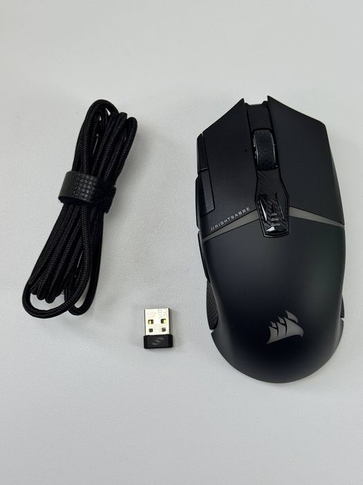 Бездротова миша Corsair NIGHTSABRE WIRELESS RGB Black (CH-931B011-EU)