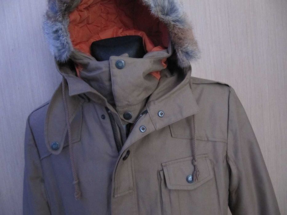 Drykorn parka męska 2 w 1 kurtka całoroczna rozmiar L, jak nowa