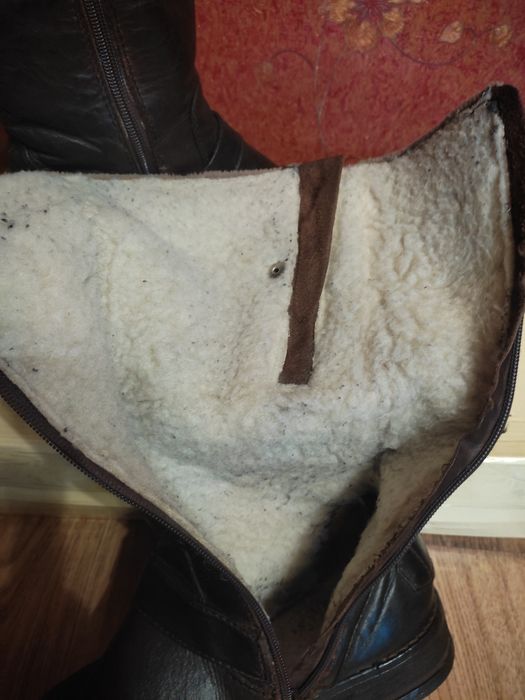 Сапоги женские зимние 39 р. Кожаные