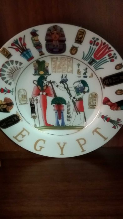 тарелка на стену настенная панно египет новая в упаковке для декора