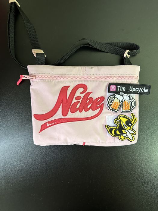 Сумка месенджер NIKE из куртки Handmade