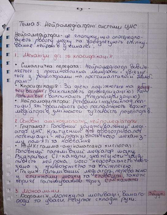 Послуги з переписування конспектів,  та завдань