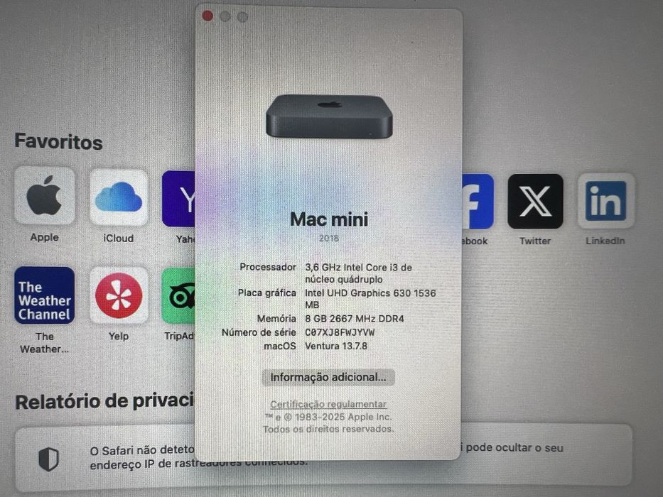 Macmini 2018 i3 Apple