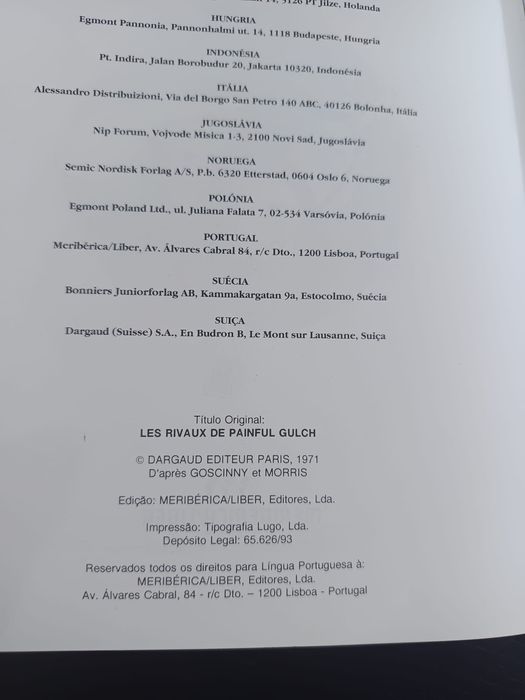 Lucky luke-Os rivais