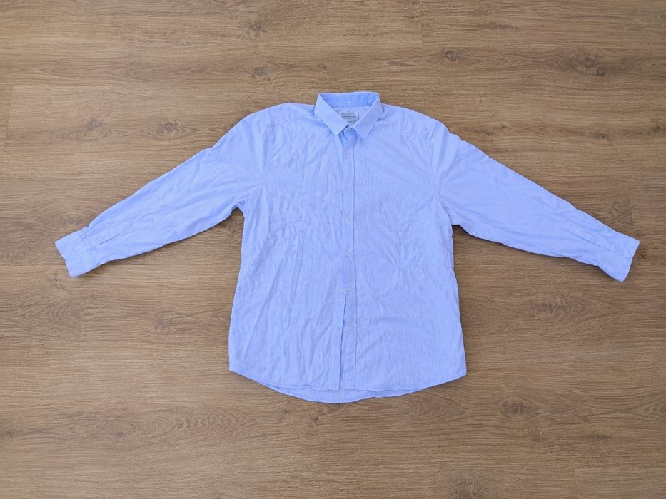 Camisa Primark Azul Claro 2XL Regular Fit | Primark Light Blue Shirt 2XL Regular Fit