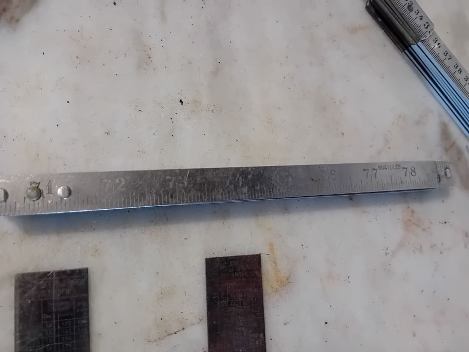 Conjunto de 2 Réguas e 2 Metros Articulados Antigos