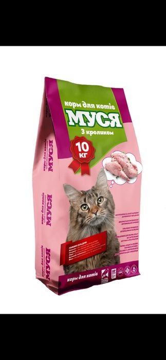 Сухий корм для котів Муся