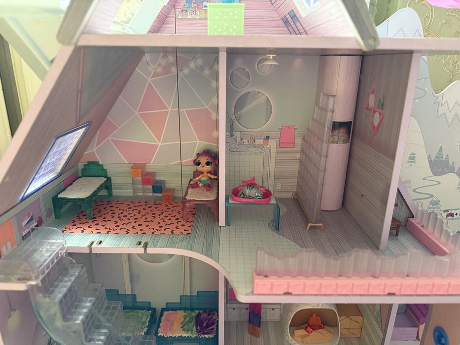 Зимовий будинок лол Шале лол ляльковий будинок лол surprise лялька