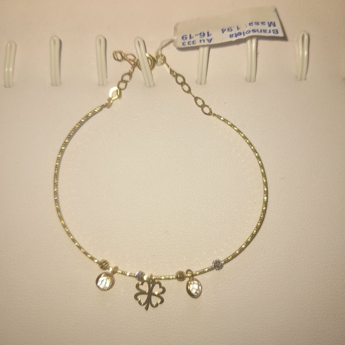 Bransoletka dziecieca Nowa złota próba 333