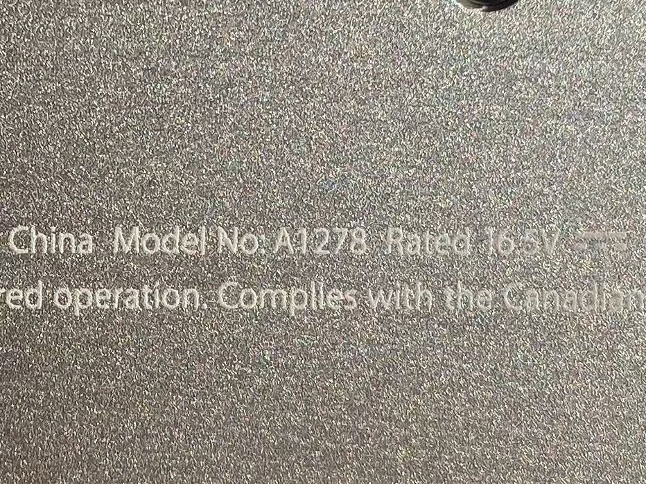 MacBook A1278 …não liga