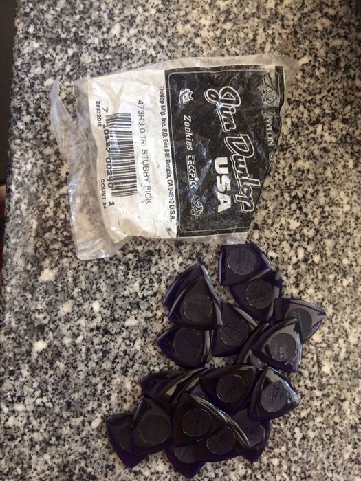Palheta 3mm baixo Dunlop Stubby Triangle