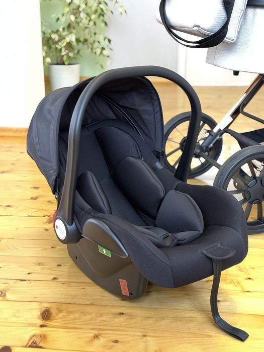 Коляска 3в1 з авто кріслом Ninos Estrella Beige Gold