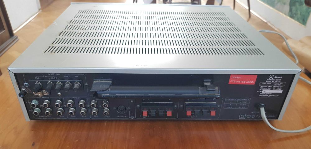 KRAUS SRC-80 AUDIOFILSKI amplituner wzmacniacz VINTAGE 11KG sprawny
