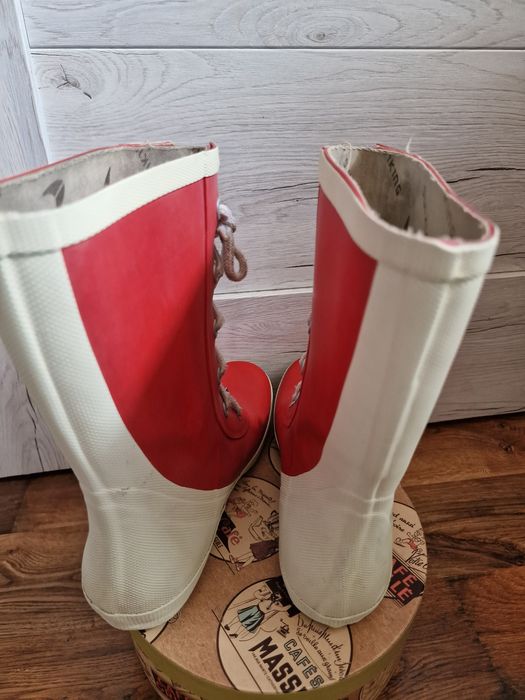 Kalosze sznurowane Viking retro gumowce kauczuk 36