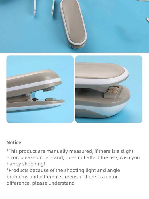 Mini zgrzewarka do opakowań z folii