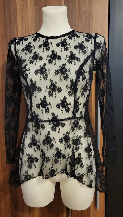 Bluzka koronkowa na zamek seksi bielizna nocna Bodystocking Ka-Do