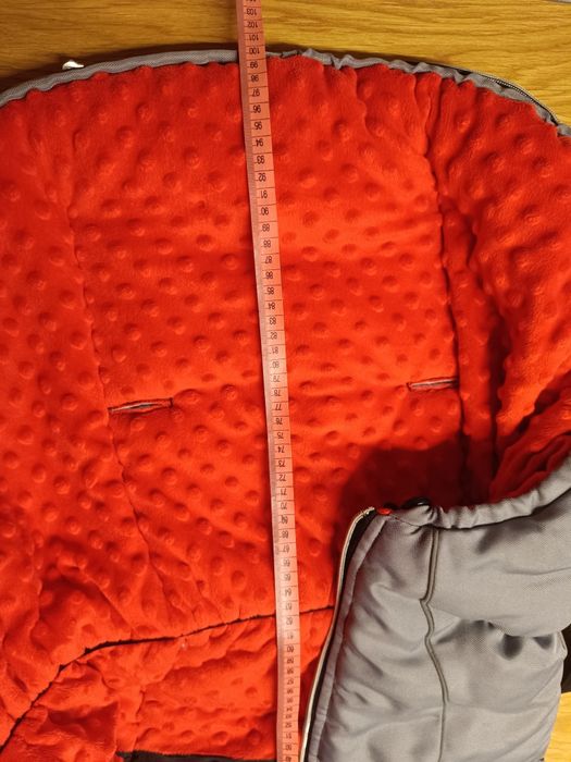 Zimowy śpiworek do wózka sanki