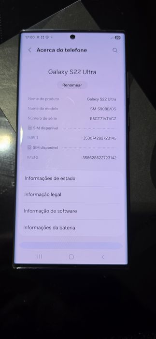 Samsung s22 ultra com s-pen