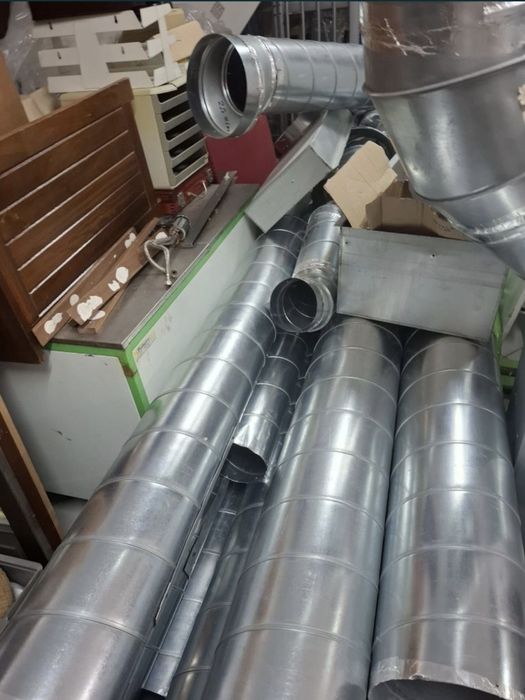 extração de ar novo..