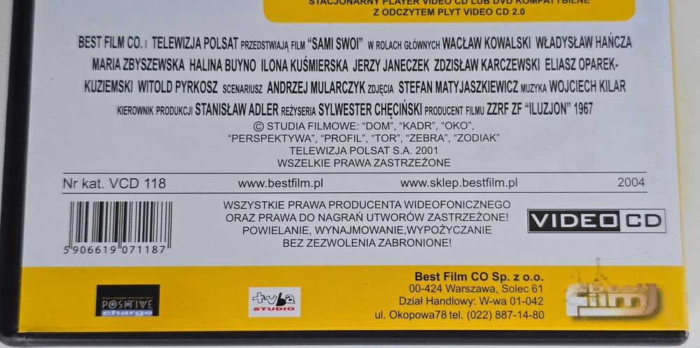Film Sami Swoi 2 x  Video CD