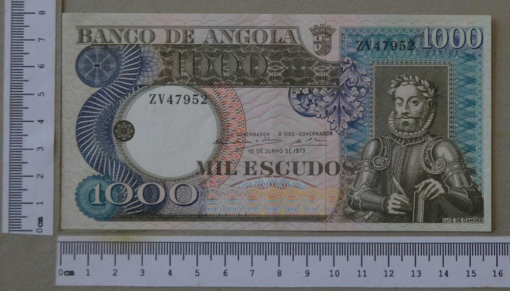 Angola 1000 escudos 1973 - olx X11105