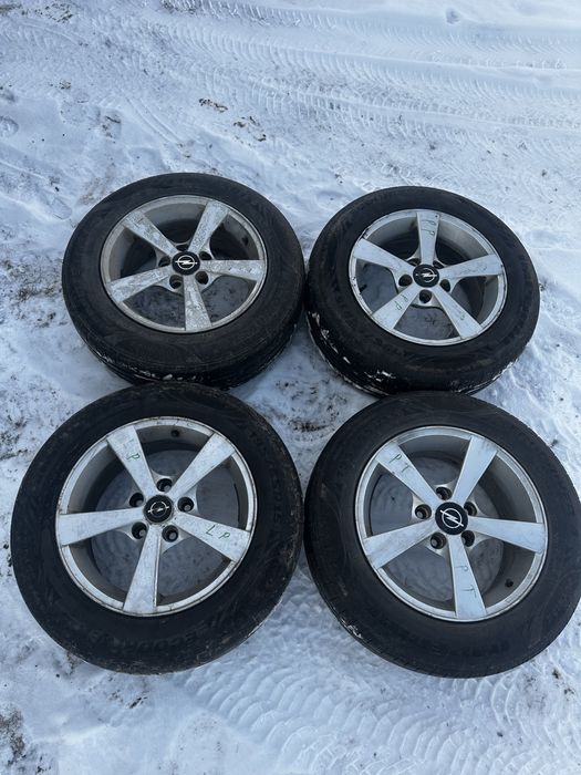 Koła letnie, komplet 4 sztuki, 15 - stan bardzo dobry - Opel Zafira