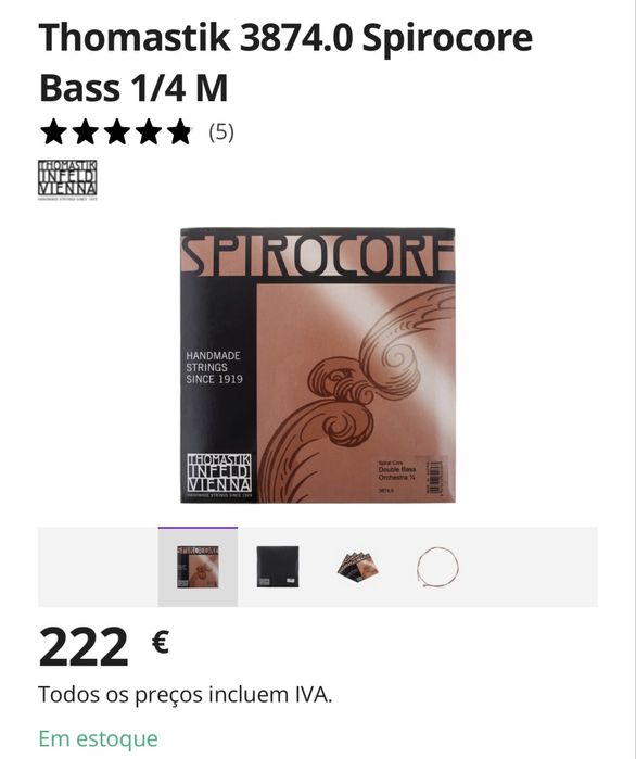 Contrabaixo primo 1/4
