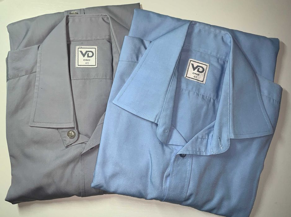 Рубашка Светло-голубая с длинным рукавом VD One р.40 = 159 грн за 2 шт