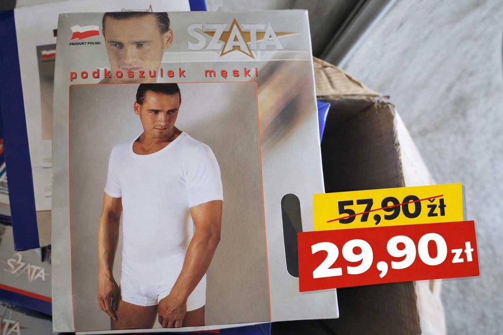 WYPRZEDAŻ – Podkoszulek męski SZATA  wysoka jakość mix kolor i rozmiar