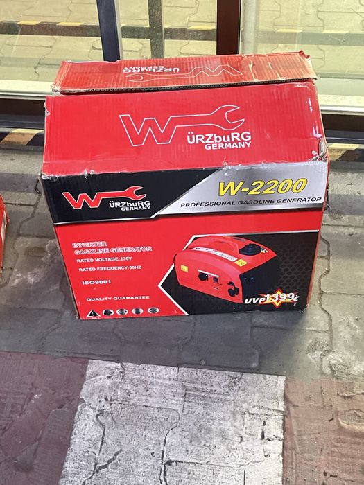 Інверторний 2 кВа генератор Wurzburg W-2200 бензиновий